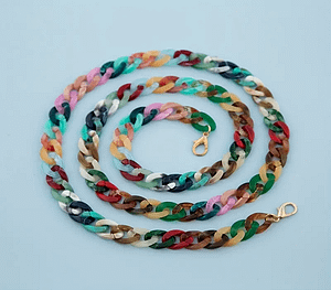 Multicolor Handbag or Mobile Chain
