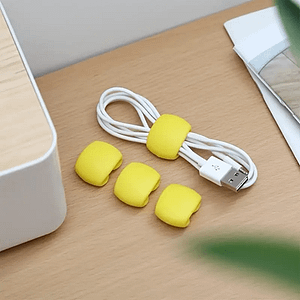 4pcs Travel Data Cable Collection Buckle
