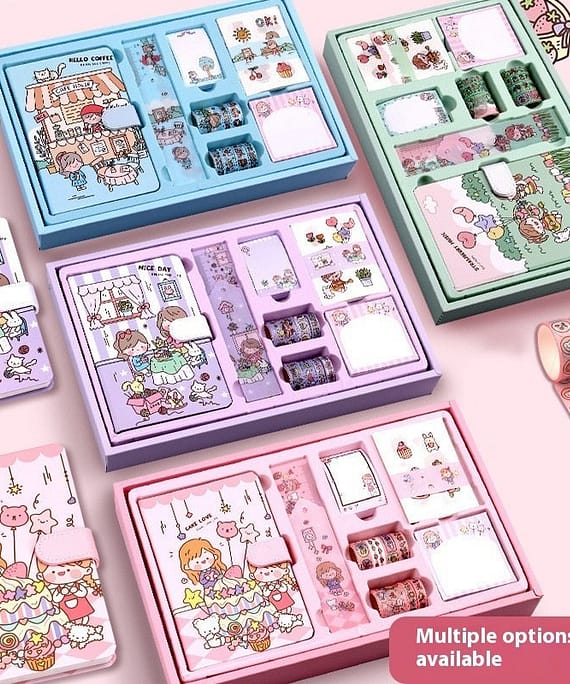 Cute and Creative Journal Book Set Gift Box