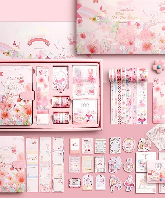 Antique Stationery Hand Ledger Gift Box Set