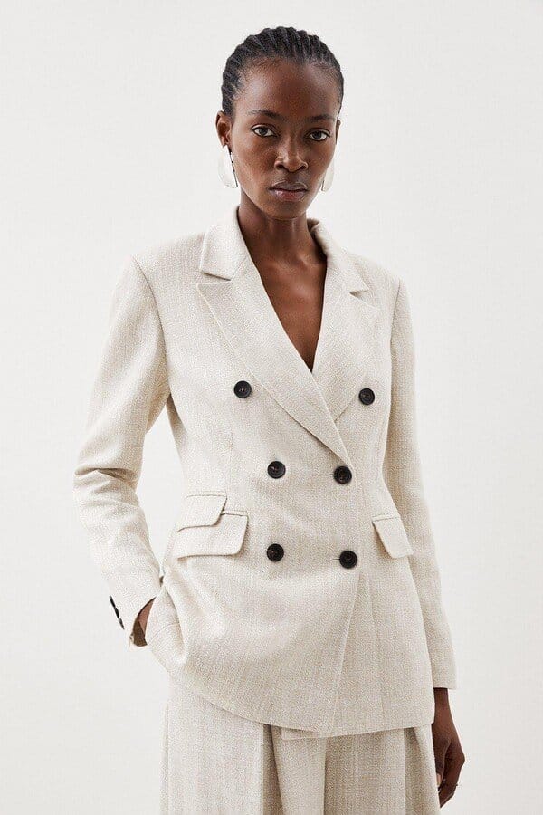 Karen Millen Tailored Double Breasted Blazer